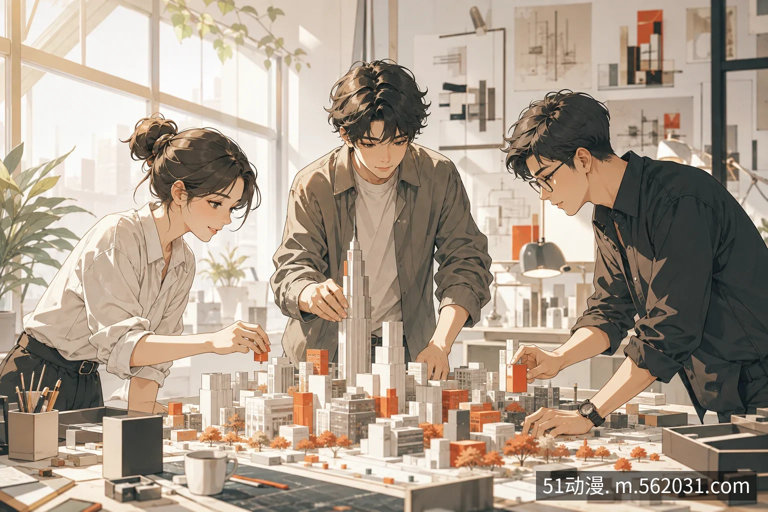 国漫漫画阅读场景图
